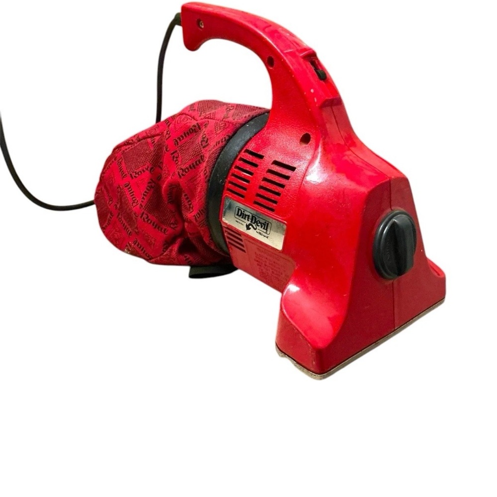 Red Dirt Devil Handheld Vacuum